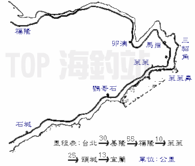 萊萊鼻路程圖